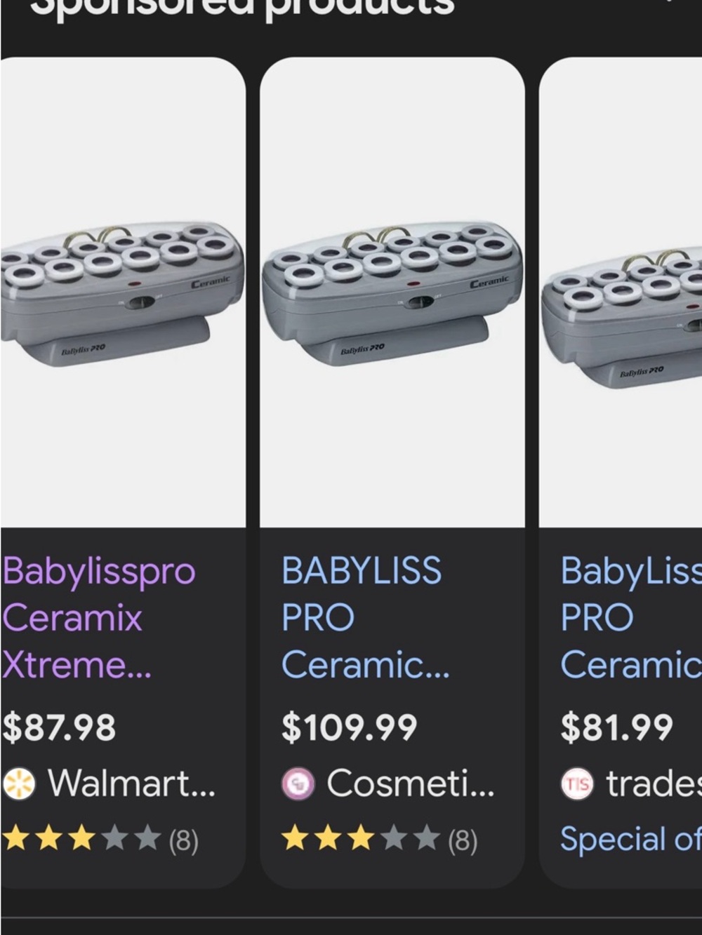BaByliss Ceramic Hot Rollers Set